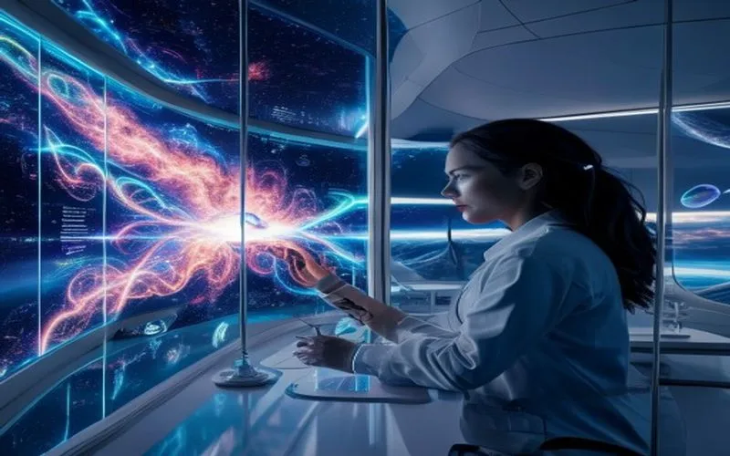 Ilmuwan memecahkan misteri alam semesta dalam lab futuristik yang menakjubkan.