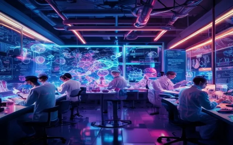 Laboratorium futuristik yang terbuat dari materi unggulan, mengalir dengan kemajuan ilmiah yang menakjubkan dan relevan dengan topik ini, Sains. Pengawasan teknologi terbaru menyebabkan peserta pekerjaan di pasar lab diketahui dalam meneliti eksperimen paling madu. Daya surya warna-warna yang mengakar dengan sebuah simulasi molekuler wajah yang mempencahkan, mengambil bahagian dalam eksperimentasi struktur makna untuk mengungkapkan segala keahlian alam.
