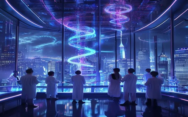 Laboratorium futuristik meneliti DNA holografik