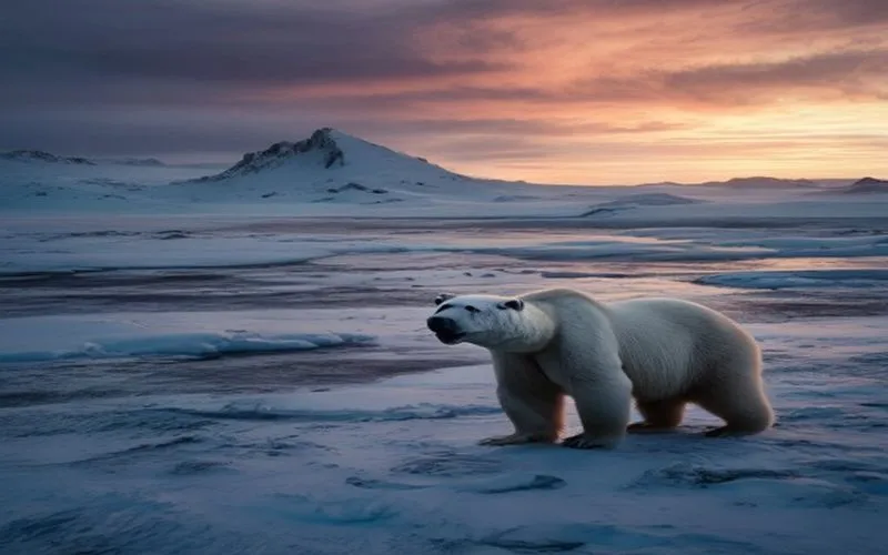 Alam ekosistem Arctic sempurna... perubahan iklim...